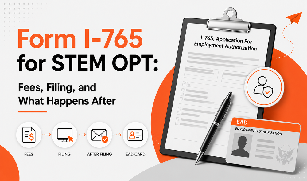 Form I-765 for STEM OPT: Fees, Filing, and What Happens After