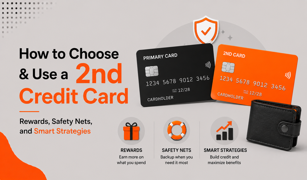 How to Choose and Use a 2nd Credit Card: Rewards, Safety Nets, and Smart Strategies