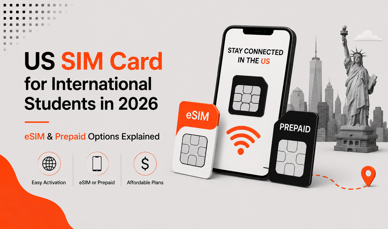 How International Students Can Get a US SIM Card in 2026: eSIM & Prepaid Options Explained