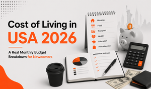 Cost of Living in USA 2026: A Real Monthly Budget Breakdown for Newcomers