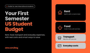 Your First Semester US Student Budget: Rent, Food, Transport & Everyday Expenses